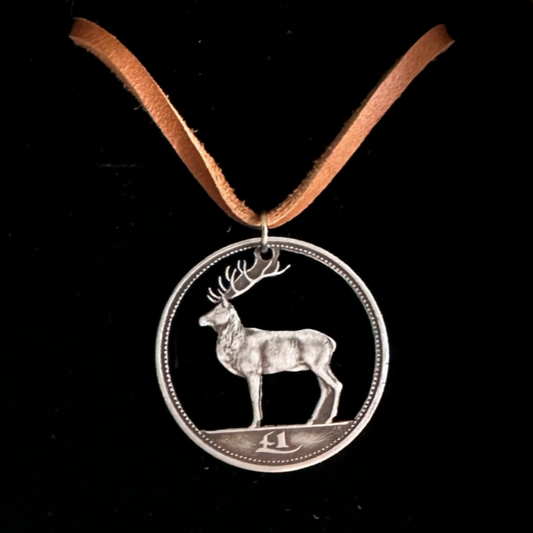 Irish Red Deer Pendant