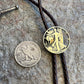 US Silver Walking Liberty Half Dollar Hand Cut Coin Bolo Tie - Mountainstruck Coin Jewelry