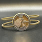 Idaho State Quarter Cut Out in a bronze bracelet - Mountainstruck Coin Jewelry