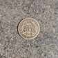 U.S Barber Dime Silver Coin back on a concrete background. - Mountainstruck Coin Jewelry