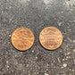 U.S. Shield Penny Coin on concrete background. Front face of coin on the left of picture and back side of coin on the right. - Mountainstruck Coin Jewelry