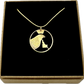 Idaho State Quarter Hand Cut Coin Necklace Gold Plated - Mountainstruck Coin Jewelry