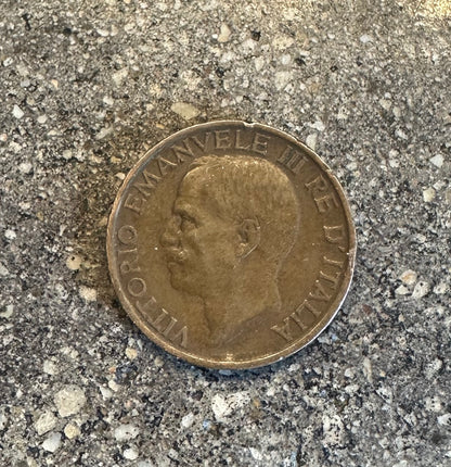 Honeybee Italy 10 Centesimi front of coin - Mountainstruck Coin Jewelry