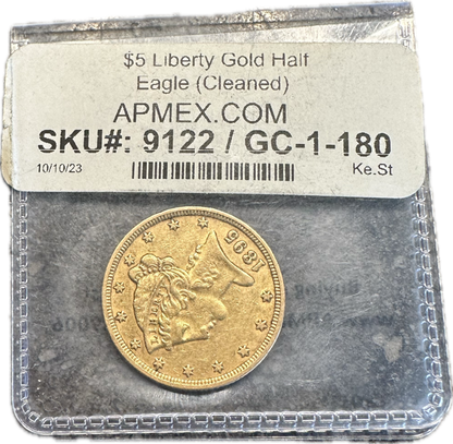 U.S. 22k Gold Half Eagle Coin - Mountainstruck Coin Jewelry