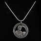 U.S. First American Woman in Space Hand Cut Coin Necklace with a snake chain - Mountainstruck Coin Jewelry