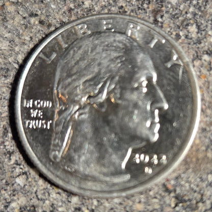 U.S. First American Woman in Space Coin front on a concrete background. - Mountainstruck Coin Jewelry