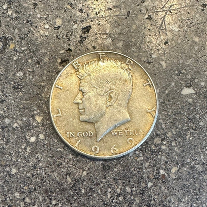 U.S. JFK Half Dollar Silver coin front - Mountainstruck Coin Jewelry