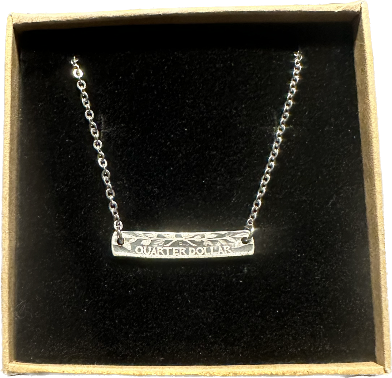 U.S. Silver Bar Quarter Coin Necklace - Mountainstruck Coin Jewelry