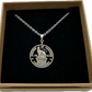 UK One Shilling Hand Cut Silver Coin Necklace with stainless chain - Mountainstruck Coin Jewelry