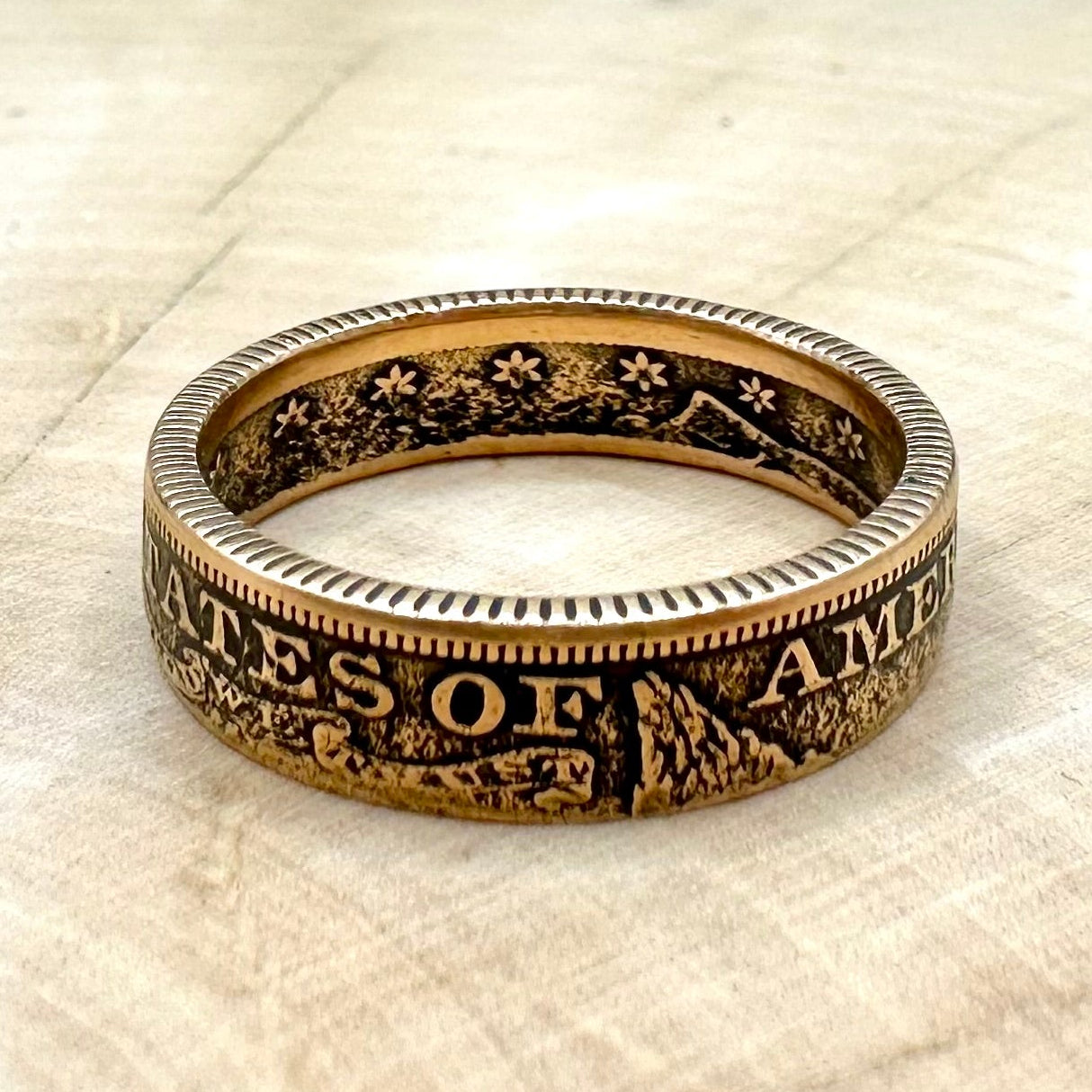22k U.S. Gold Half Eagle $5 Coin Ring – Mountainstruck Coin Jewelry