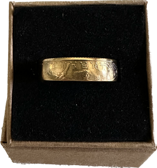 22k Gold U.S. Gold Eagle Coin Ring - Mountainstruck Coin Jewelry