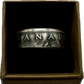 Canada Dollar Silver Coin Ring in a brown kraft box on a black velvet background. - Mountainstruck Coin Jewelry