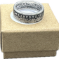 France 2 Franc Silver Coin Ring on a brown kraft box. - Mountainstruck Coin Jewelry