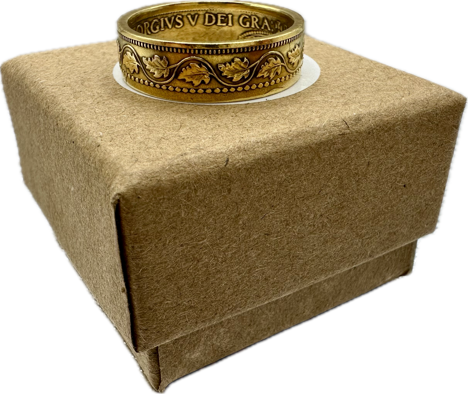 Gold Plated Canada Large Cent Coin Ring - Mountainstruck Coin Jewelry