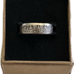 Mexico 10 Centavos Coin Ring in a brown kraft box on a black velvet background. - Mountainstruck Coin Jewelry