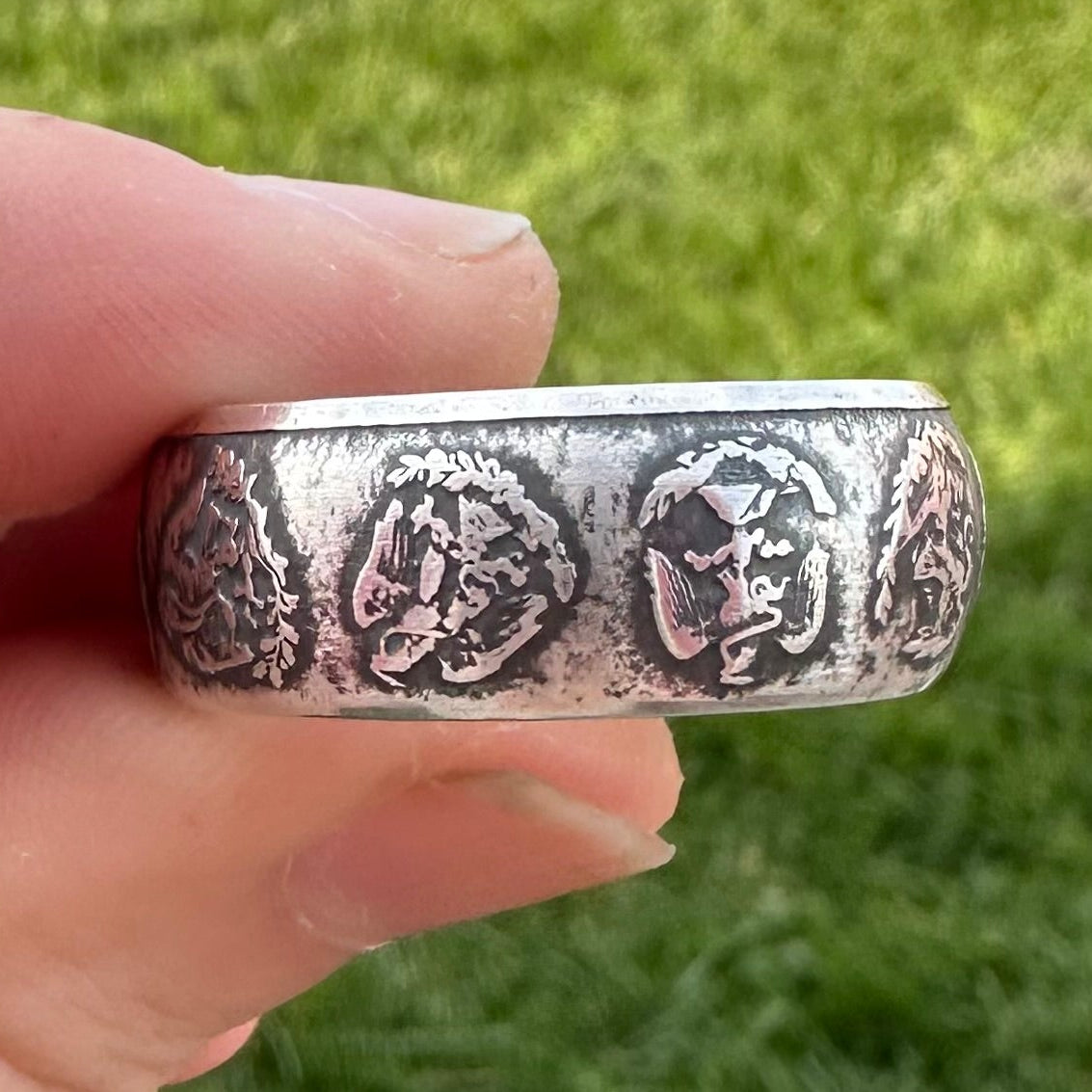 Mexico 1oz Libertad .999 Silver Coin Ring – Mountainstruck Coin