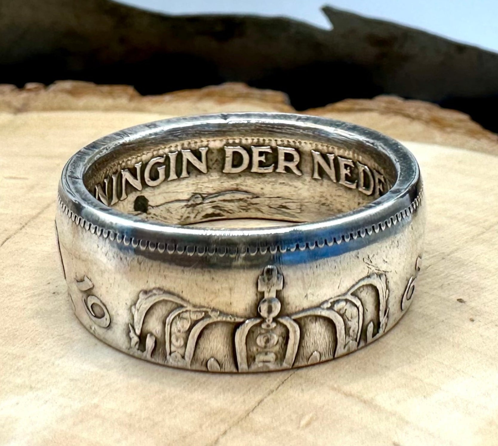 Netherlands 2.5 Gulden Silver Coin Ring – Mountainstruck Coin Jewelry