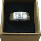 Netherlands 2.5 Gulden Silver Coin Ring in a brown kraft box on black velvet background. - Mountainstruck Coin Jewelry
