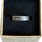 Newfoundland 10 Cents Silver Coin Ring in a brown kraft box on a black velvet background. - Mountainstruck Coin Jewelry