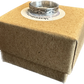 Newfoundland 10 Cents Silver Coin Ring on a brown kraft box. - Mountainstruck Coin Jewelry