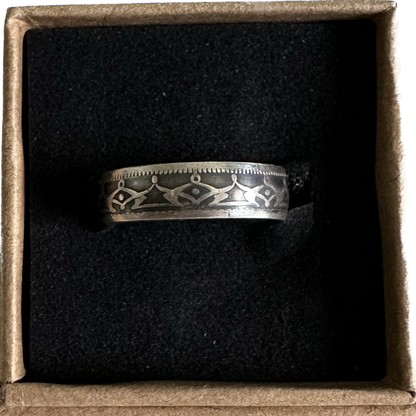 Newfoundland 20 Cents Silver Coin Ring - Mountainstruck Coin Jewelry