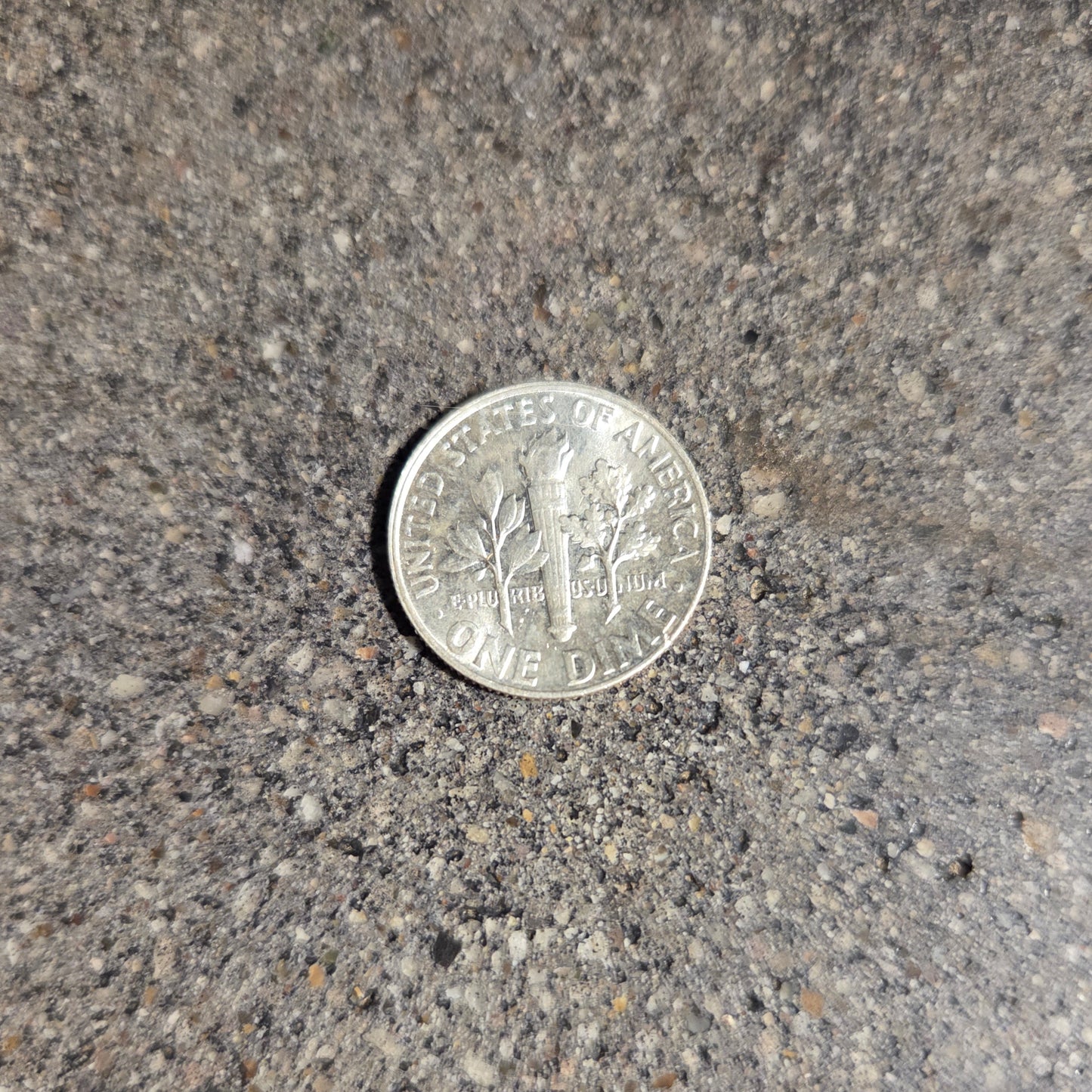 U.S. Dime Silver Coin back on concrete background. - Mountainstruck Coin Jewelry