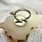 U.S. Silver Mercury Dime Coin Embedded Signet Ring back side - Mountainstruck Coin Jewelry