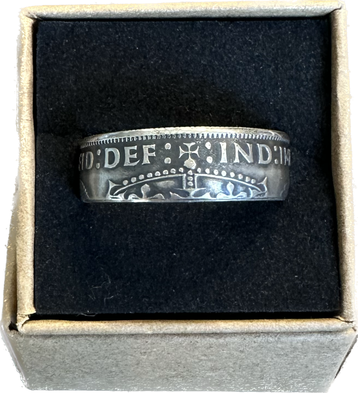 UK Two Shillings Silver Coin Ring - Mountainstruck Coin Jewelry