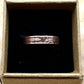 Wheat Penny Coin Ring in a brown kraft box on a black velvet background. - Mountainstruck Coin Jewelry