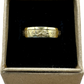 Presidential Dollar Coin Ring (Reverse) 24k Gold Plated in a brown kraft box on a black velvet background. - Mountainstruck Coin Jewelry