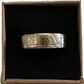 Sacagawea Dollar Coin Ring in a brown kraft box on a black velvet background.- Mountainstruck Coin Jewelry