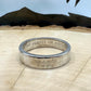 U.S. Silver State Quarter Coin Ring featuring Idaho on a light wood round. - Mountainstruck Coin Jewelry