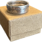  U.S. 1892-1893 Chicago Columbus Silver Half Dollar Coin Ring on a brown kraft box. - Mountainstruck Coin Jewelry
