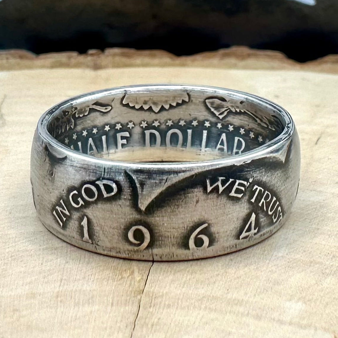 U.S. JFK 1964 Half Dollar Silver Coin Ring – Mountainstruck Coin