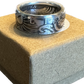 U.S. Walking Liberty Silver Half Dollar Coin Ring on a brown kraft box. - Mountainstruck Coin Jewelry