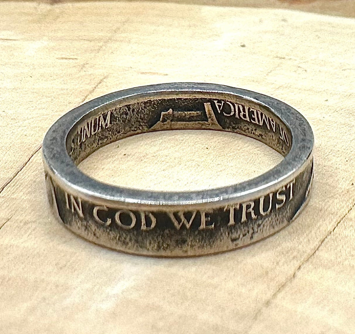 U.S. WW2 Nickel Silver Coin Ring – Mountainstruck Coin Jewelry