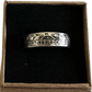 Washington Quarter Silver Coin Ring (reverse) in a brown kraft box on a black velvet background. - Mountainstruck Coin Jewelry