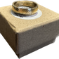U.S. Gold Eagle 1/4 oz Fine Gold Coin Ring on a brown kraft box.