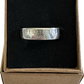 U.S. Silver State Quarter Coin Ring featuring Oregon in a brown kraft box on a black velvet background.