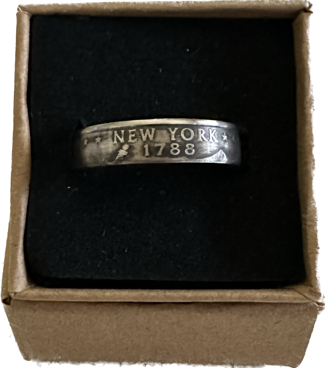 U.S. State Quarter Coin Ring