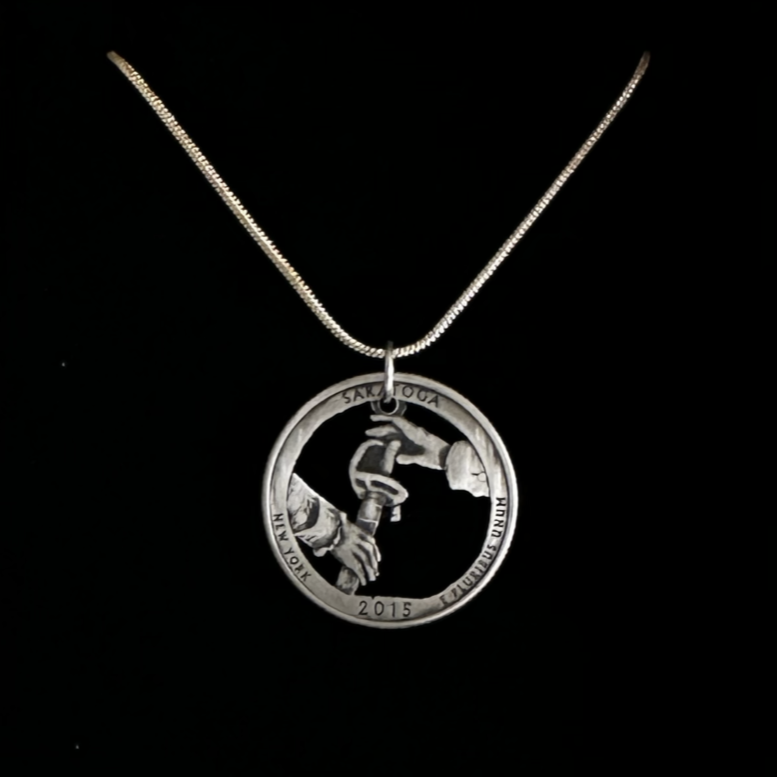 U.S. Saratoga British Surrender Necklace