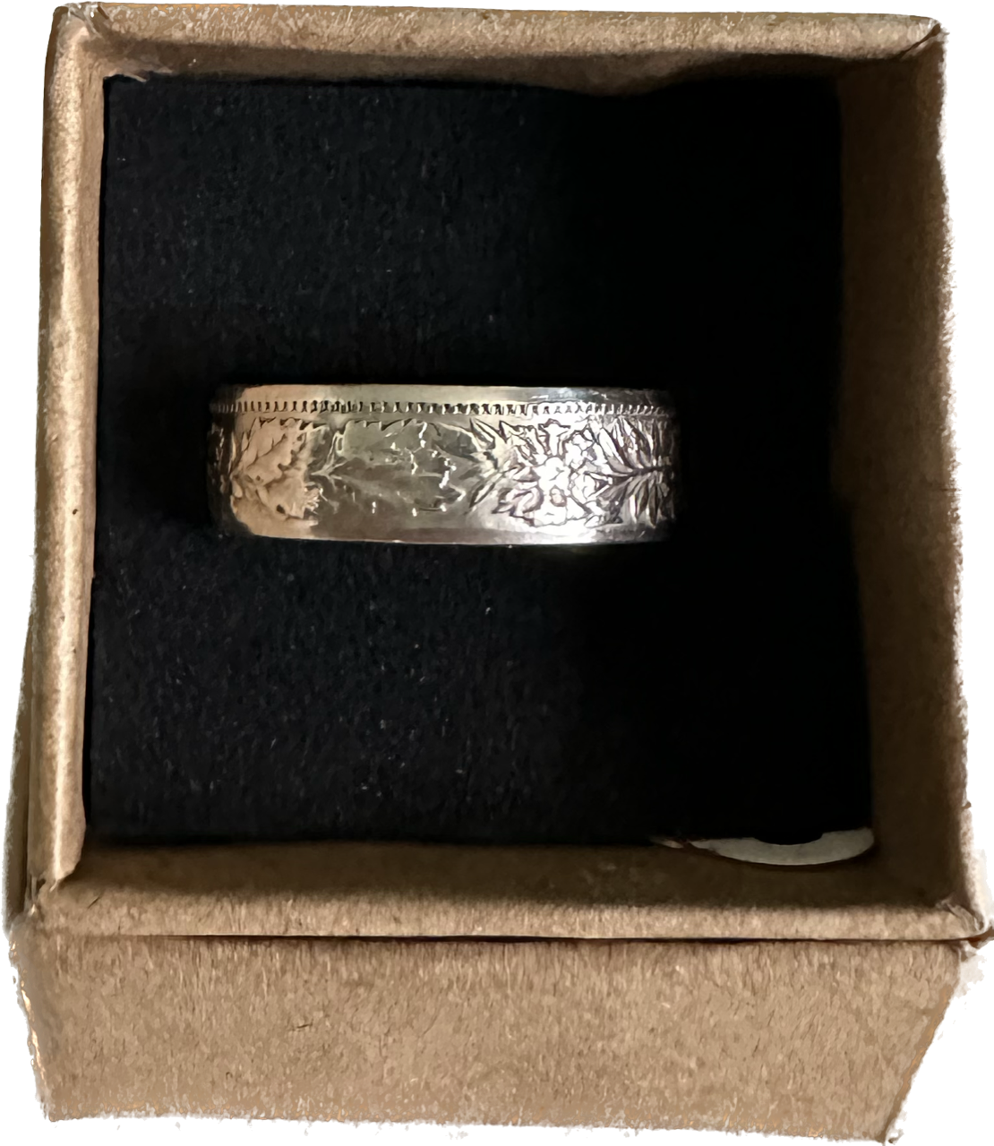 Swiss 2 Franc Silver Ring