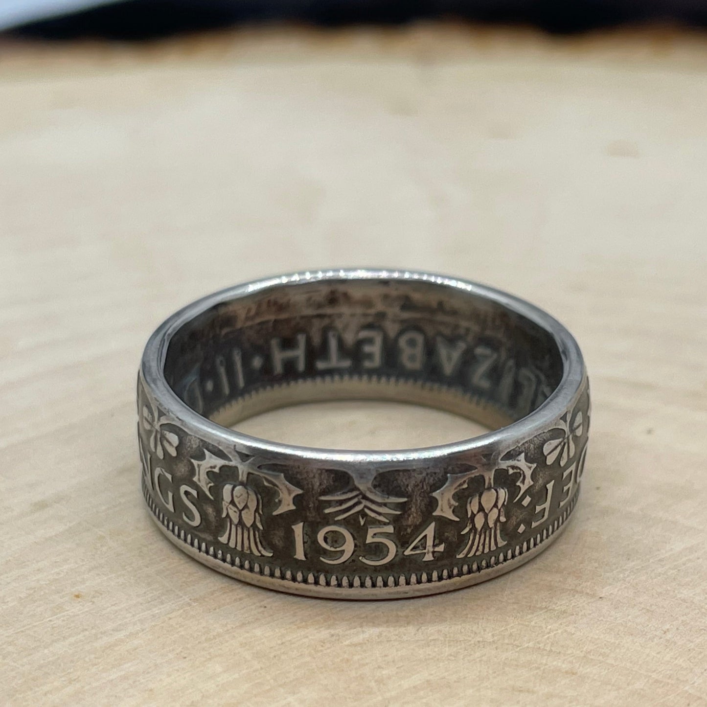 UK Two Shillings Ring