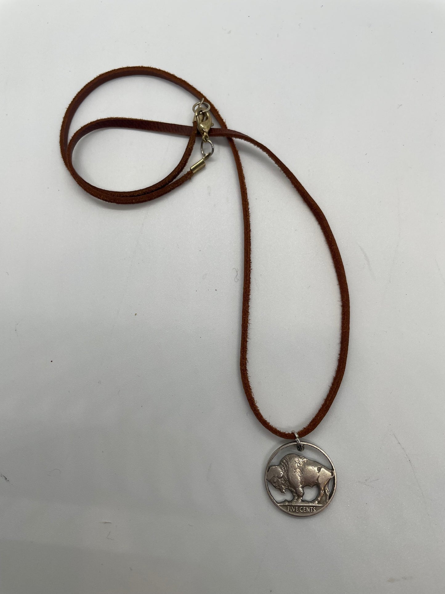 U.S. Buffalo Nickel Necklace (Reverse)