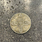 UK One Florin Silver Coin back - Mountainstruck Coin Jewelry