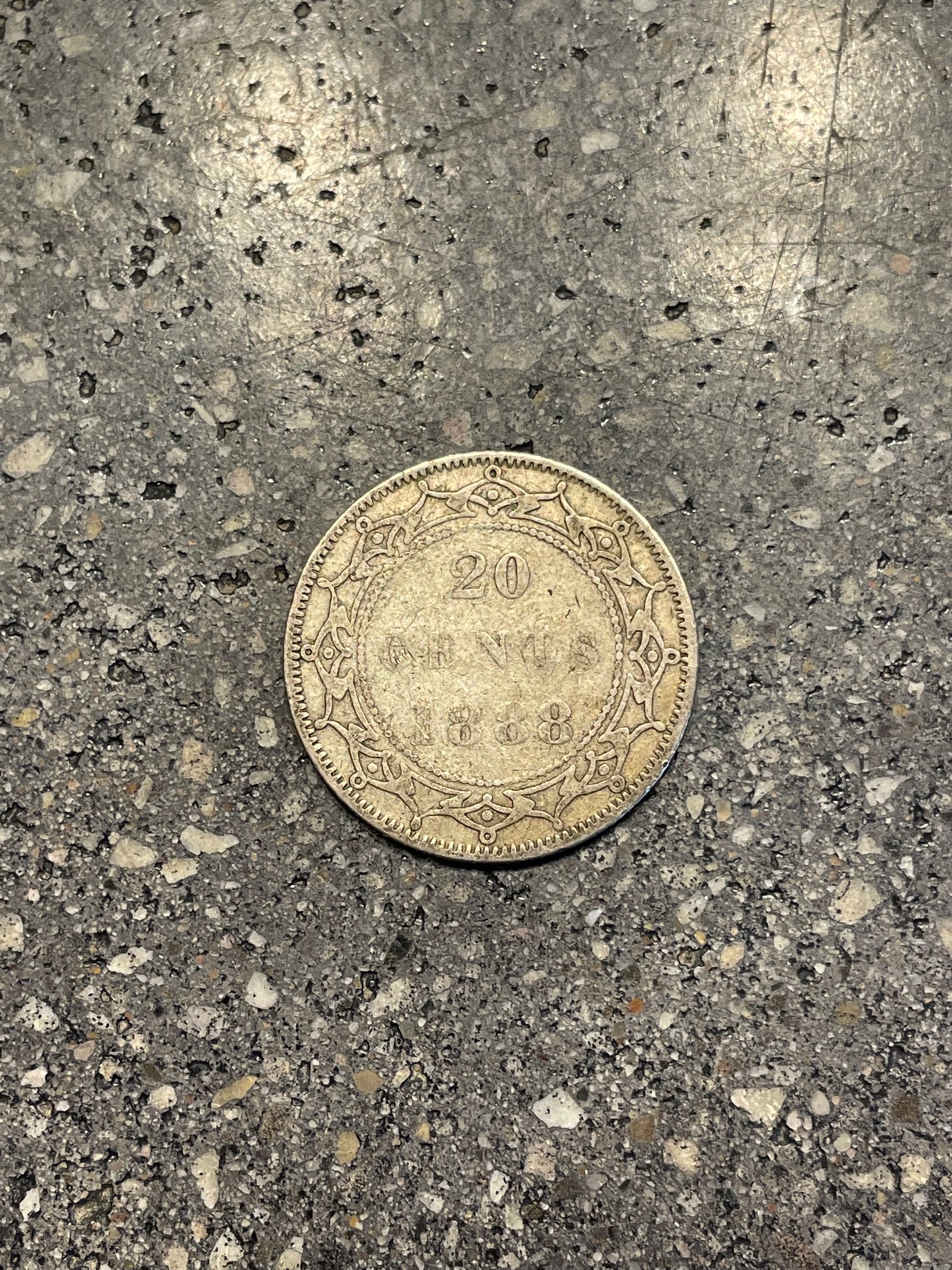 Newfoundland 20 Cents Silver Ring