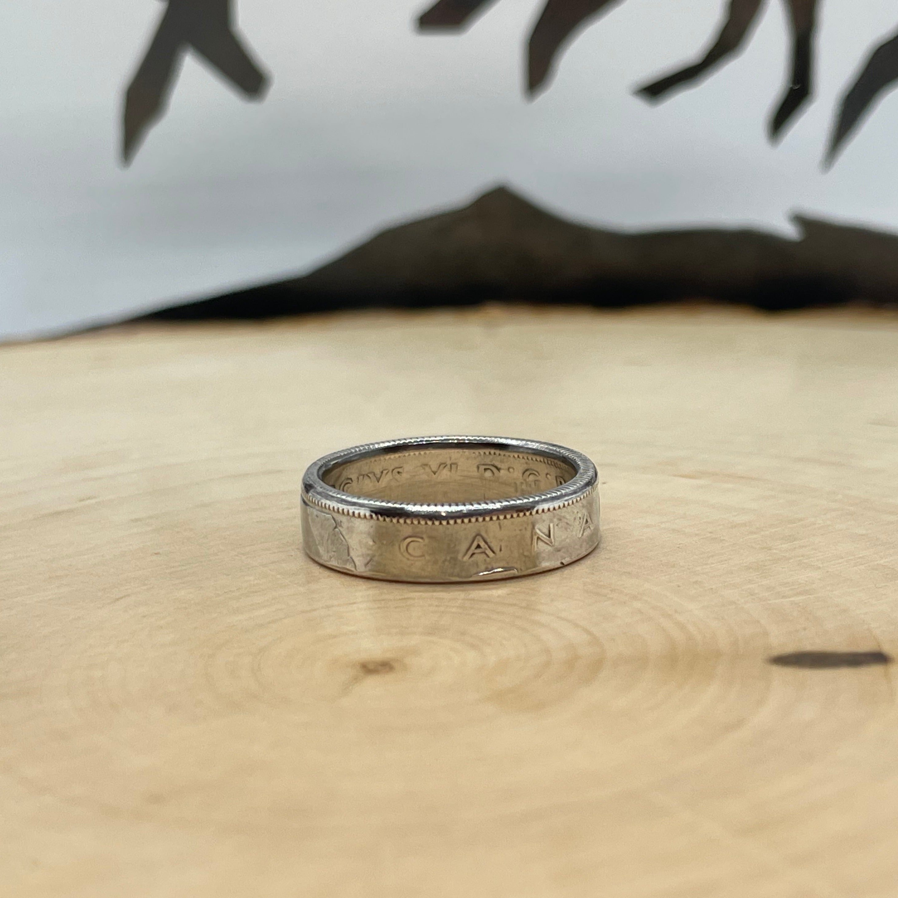 Canadian hot sale coin rings