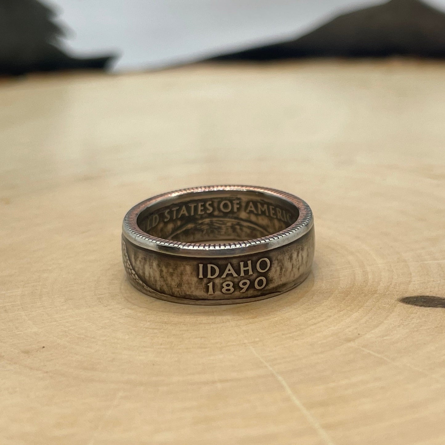 U.S. State Quarter Coin Ring