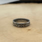 Newfoundland 10 Cents Silver Coin Ring on a light wood round. - Mountainstruck Coin Jewelry