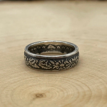 Swiss 1/2 Franc Silver Coin Ring - Mountainstruck Coin Jewelry